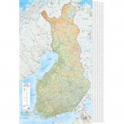 Finland Väggkarta